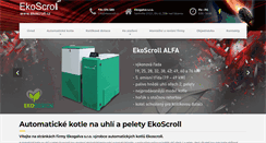 Desktop Screenshot of ekoscroll.cz