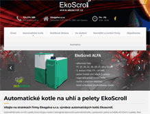 Tablet Screenshot of ekoscroll.cz